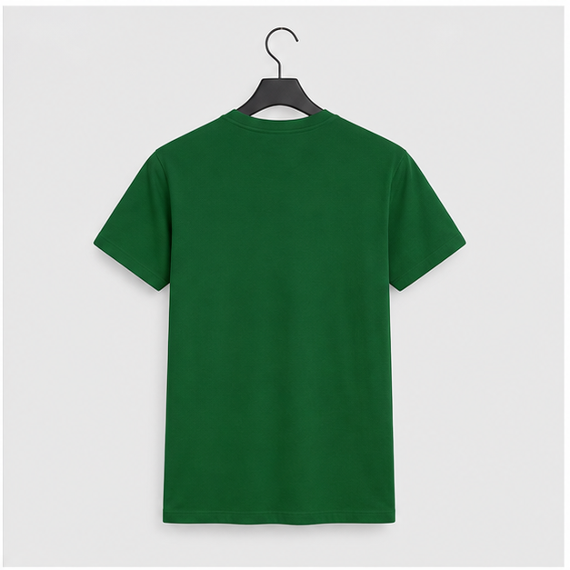 Men's Heavyweight Cotton T Shirt  Basic 6.2 Ounce Short Sleeve V Neck Plain Tee Top Tshirts Regular Big and Tall Size - back 